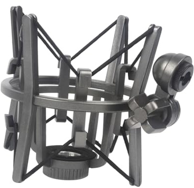 TOYANDONA Mikrofonständer Für Verstärker Mikrofonhalter Für Aufnahmen Verstellbarer Mikrofonständer Mit Isolationsschild Mikrofonständeradapter Für Kondensatormikrofone