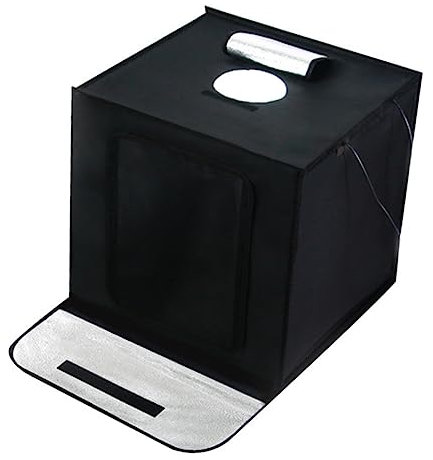 Gadpiparty 1 Stück Box Tragbares Mini Zelt Würfelboxen Mini Schießzelt Stand Hintergründe Set Foto Aufblasbares Tipi Zelt Plane Schwarz