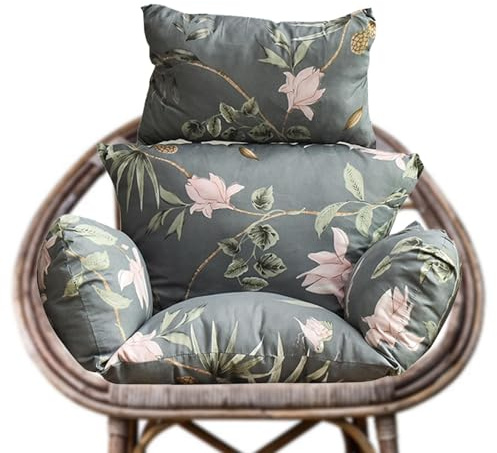 Kissen für Hängesessel - Kissen für Hanging Egg Chair - Hängekorb-Stuhl-Sitz für Patio-Hinterhof-Ergonomisches Kisen