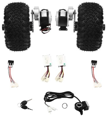 Kit di conversione per carrello elettrico, 250 W, 24 V, 370 rpm, 10 km/H fino a 200 kg, diametro ruota 25,4 cm, per bicicletta elettrica da spiaggia con spinta, motore Drive Air Wheel