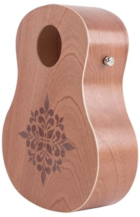 Travel Cajon Drum Handtrommel mit klassischer Gitarrenform, geringes Gewicht, Reise-Bongo-Trommel, Cajon-Trommel, Handpercussion-Box