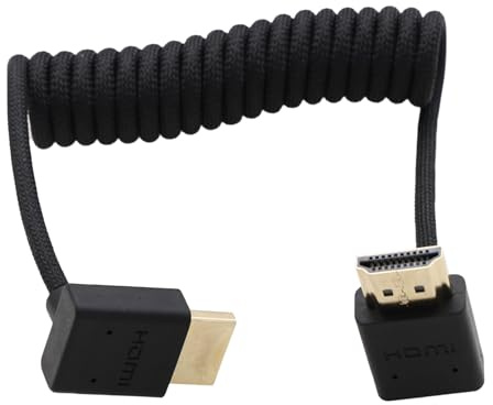 HangTon - Cable HDMI 8K 4K para PC, TV, PS5, Xbox, ATOMOS Ninja V Shinobi, Sony A9III A7RV A7M4 FX3 FX30 FX6, Canon C80 C70 R1 R5 Mark II, Panasonic BGH1 S5IIX S1RII G9M2 GH5II, cable trenzado en