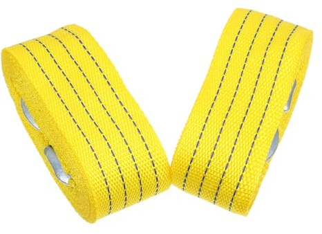 BUGUUYO Correas De Remolque De Nylon Resistentes 3 Metros 2 Piezas para Camiones y Automóviles Uso Seguro y Alta Tracción