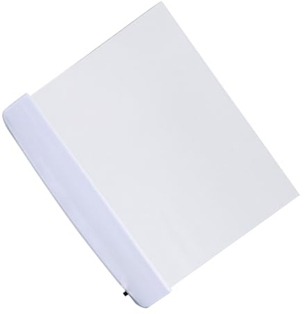 Gazocua Luz de Libro Plana,Lámpara LED de Panel con Pinza Desmontable - Luces para Lectura Nocturna de Libros | para Dormitorio Estudio Oficina Escuela y Lectores Adultos