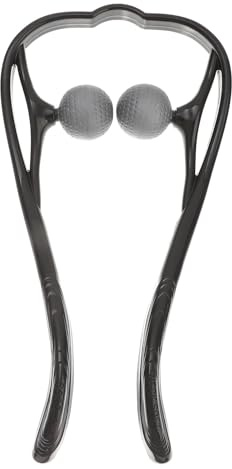 Ciieeo Masajeador Manual Cuello Ajustable Diseño Ergonómico, Ligero y Desmontable, Adecuado para Aliviar Tensión Cervical en Casa o Trabajo