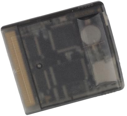 Dioche Tarjeta de Vídeo Cromática para Juegos Gameboy Color 1000 en 1 de Calidad Profesional con Tarjeta de Memoria Flash de 8 GB, Compatible con Gameboy Advance SP (Negro Transparente)