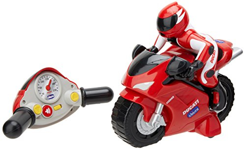 Chicco Ducati 1198 RC Moto Telecomandata con Manubrio Radiocomando Intuitivo, Moto Radiocomandata con Clacson e Rombo del Motore - Regalo Bambino 2 Anni in Su, Giochi per Bambini 2 Anni - 6 Anni