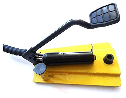 Gowe Fußpumpe hydraulische Pumpe Hyraulic Pedal Fußgewiche-batteriebetrieben Pumpe mit 4 M Schlauch