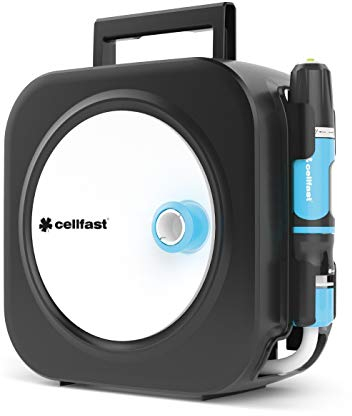 Cellfast ergo avvolgitubo da giardino, blu, 3/8” 10m