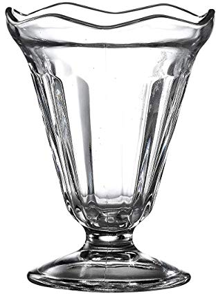 Topkapi 250.872 – Juego de 6 copas de helado Chicago para postre, copas de cóctel, helado Sundae, 23,5 cl, altura 13 cm