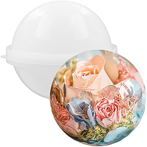 Musykrafties Kugel Silikonform Epoxidharz Schmuckherstellung Kerzen Wachs Badebomben 12,7cm extra groß