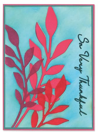 Sizzix Layered Stencils - Frond by Stacey Park