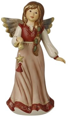 Goebel Engelfigur Funkelndes Weihnachtssternchen Bordeaux - Himmelsboten Weihnachten