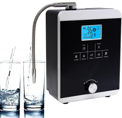 Alkaline Water Ionizer,Water Purifier Machine Ph 2.8~11 Alkaline Acid Water Machine,7 Water Settings, Auto-Cleaning Purifier Lcd Home Alkaline Acid Drinking Water Filter