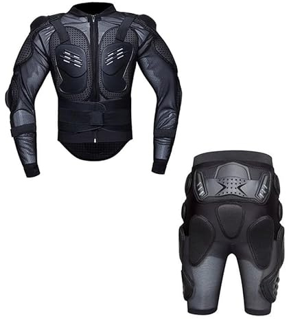 Chaqueta protectora de cuerpo completo para motocicleta de adulto, motocicleta, deportes urbanos, motocross, ATV, MTB, camisa de carreras, protector con protección de pecho y espalda