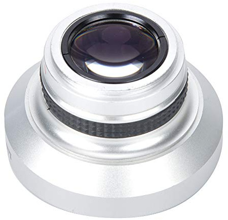 Lente Adicional Super Ojo de de 37 Mm 0,25X, Rango de Imagen Más Amplio, Gran Aplicabilidad con Disparo en Primer Plano Macro para Lentes de Cámara de Calibre 37 Mm