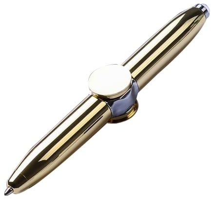 Lpitoy Fidget Pen Spinner Pen Led-licht, Multifunktionaler Angststift, Hilft Beim Stressabbau, Denken, Kugelschreiber, Rotierender Anti-Stress-Fidget Pen
