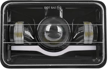 KMVPVGZHCN Fari per Moto Faretto Frontale Per XR650L Per XR250L Per XR650R 1993-2013 Proiettore Faro Anteriore LED 4x6 Faro Anteriore LED Abbagliante Anabbagliante E DRL(1)