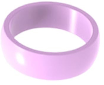 Obotsnoi Anneaux en silicone multicolores flexibles et imperméables pour les amateurs de sport et les amateurs de mode, No. 6, Comme décrit, Comme décrit.