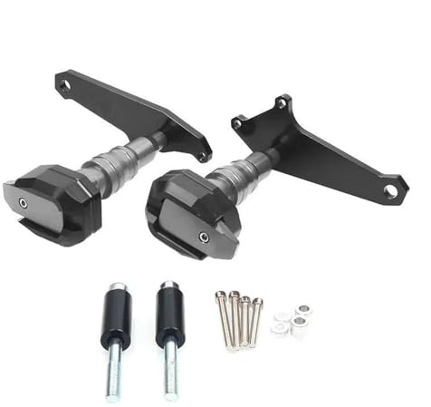 Cadre De Protection Contre Les Chutes De Moto, Carénage Coulissant, Protection Anti-Crash, pour CBR500R CBR 500 R 2017 – 2020(A-Titanium)