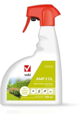AMP 2 CL Giardino Vebi – Insetticida Sistemico Pronto Uso. Elimina Afidi, Cocciniglia e Mosca Bianca. Azione Rapida e Protettiva fino a 8 Settimane – 750 ml | Spedizione gratuita + Consulenza agraria
