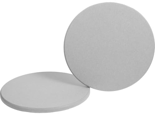 LAPYAPPE 2 Pezzi Tappetini Assorbenti in Diatomite per Vasi da Fiori, Sottovasi Antigoccia in Argilla Diatomacea, Design Stabile per Giardino e Interni