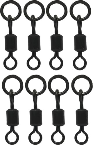 Korda Ring Swivels Size 8-8 Swivels For Carp Mounting, Carp Rigs & Carp Leaders, Carp Swivels, Fishing Swivels