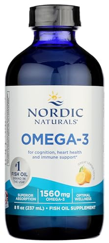 Omega-3, Purified Fish Oil, Lemon Flavor, 8 fl oz (237 ml) - Nordic Naturals