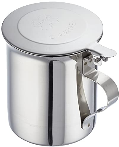 Ilsa 350 - Fett-Trennkanne aus Edelstahl, 0,5 Liter, silberfarben Fleisch Zentimeter Silber