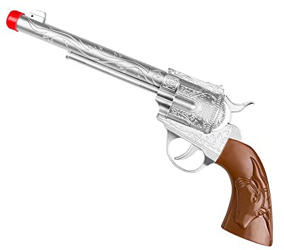Boland 54339 Sheriff Pistol, Size Approx. 29 cm, Dummy, Weapon, Police, Wild West, Cowboy, Costume, Carnival, Theme Party