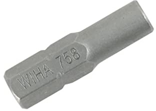 Wiha 75802 1/4-Zoll-Einsatz-Bit (0,625 cm) auf System-4-Micro-Bit-Adapter, magnetisch