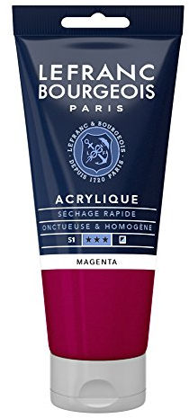 Lefranc Bourgeois Acrílico, Magenta, 80ml Tube