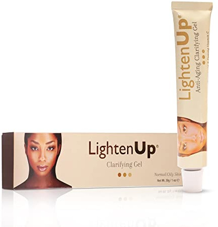 LightenUp Gel Schiarente Anti-Aging - 1 fl oz / 30 ml | Crema Anti-Aging, con Alpha Arbutina, Olio di Argan, Vitamina C