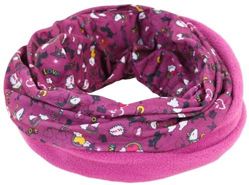 Trespass Callaghan Childrens Microfleece Neck Warmer Unicorn Print One Size