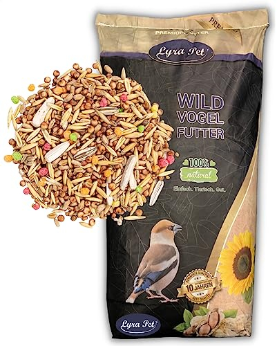 Lyra Pet® | 10 kg Streufutter | Neue Ernte | Ideal für Sommer & Winter | Ganzjähriges Vogelfutter für Körnerfresser | Artgerechte Fütterung der Heimischen Wildvögel | Naturbelassen & Energiereich