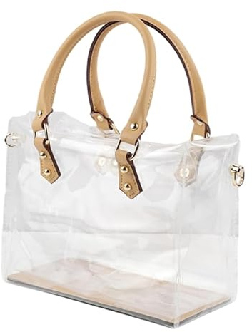 Navna Transparentes PVC-DIY-Tragetaschen-Handtaschen-Bastelset, handgefertigte Geschenktüten, Bastelzubehör, Werkzeug-Set, Geburtstags-, Urlaubstaschen-Herstellungsset für Mädchen