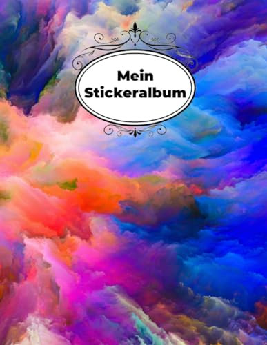 Abstrakt Mein Stickeralbum: mit 100 Stickern das perfekte Geschenk für Mädchen und Kinder / Kein Silikonpapier