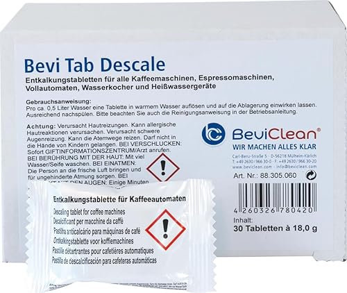 Anticalcare, Decalcificante, Pastiglie decalcificanti - Bevi TAB Descale
