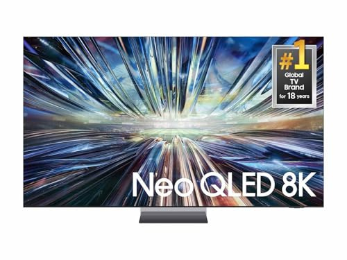 Samsung 85-Inch Class Neo QLED 8K QN900D Series Mini LED, Neo Quantum HDR Smart TV w/Dolby Atmos, Object Tracking Sound Pro, AI Motion Enhancer, Alexa Built-in (QN85QN900D, 2024 Model)