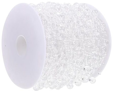 SEWACC Einzigartige Perlenkette Aus Perlenmaterial Für Hochzeitskopfbedeckungen Weihnachtsgirlanden Und Blumenarrangements