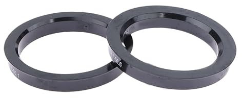 TANGSIYANG Zentrierringe 4 stücke Schwarz Auto Kunststoff Rad Hub Zentrierringe Zentrum Bohrung 66,6-57,1 67,1-60,1 67,1-66,1 73,1-56,1 73,1-56,6 73,1-57,1 73,1-60,1 Radnaben Zentrierringe(A7)