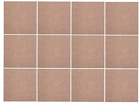 Teppichfliese selbstklebend 24 Stück Mehrzweck-Teppichfliesen, selbstklebend, quadratisch, 30,5 x 30,5 cm, rutschfeste Nähte, abziehen und aufkleben
