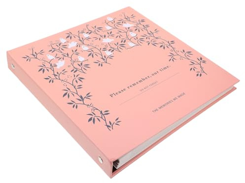 Cabilock Loseblatt-Trockenblumenalbum 9.25X8.94In Gepresste Blumen Aufbewahrungsalbum Pflanzenprobenbuch Diy Musterbuch Vielseitiges Herbarium Notizbuch