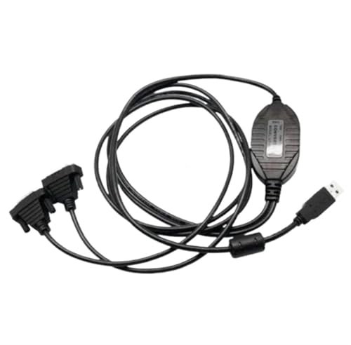 CAMCHJVVM Convertidor USB a RS-232 de 2/4 Puertos Adaptador de Cable Serial USB V2.0 a RS232 de 9 Pines UT-8814(2 Ports)