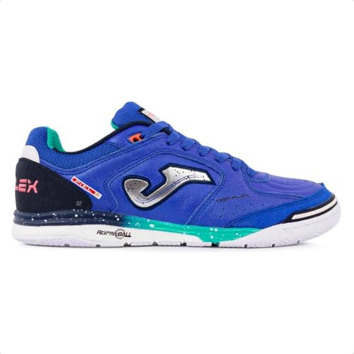 Joma Top Flex Rebound 2504 IN TORS2504IN, Men Indoor Football Trainers, Blue, 42 EU