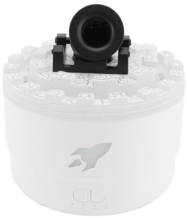 ZJchao USB Fragrance Diffuser Essential Oil Aromatherapy Machine with Color LED Light Cool Mist Humidifier Air Diffuser for Home Room (White)