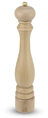 PEUGEOT - Salzmühle Paris u‘Select 40 cm - 6 voreingestellte Mahlgrade - Innovatives Zirlion-Mahlwerk für pulverfeines Salz - Aus PEFC-zertifiziertem Holz - Französisches Know-how - Naturfarben