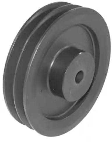 cyclingcolors 1x Polea para correa trapezoidal 2 canal A o SPA Diámetro exterior 76.50 mm Diámetro de paso 71 mm Hierro fundido Maquinaria de construcción explotación forestal agrícola
