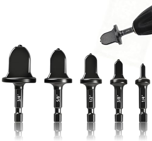 5 Pcs Espansore per Tubi in Rame 3/4 5/8 1/2 3/8 1/4 Hex Handle Kupferrohr Expander per Cuscinetti ad Alta Durezza, per Idraulica e Installazione Condizionatori