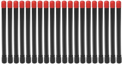 Partuto 20pcs 150mm 180 Degree Tyre Valve Stem Extender for Car Motorcycle | Tire Valve Extension, Universal, Plastic, for Motorcycle RV Truck Bike
